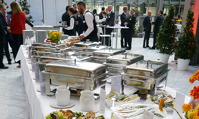 Zeitgeist Catering Buffet für ein Kongress in Berlin