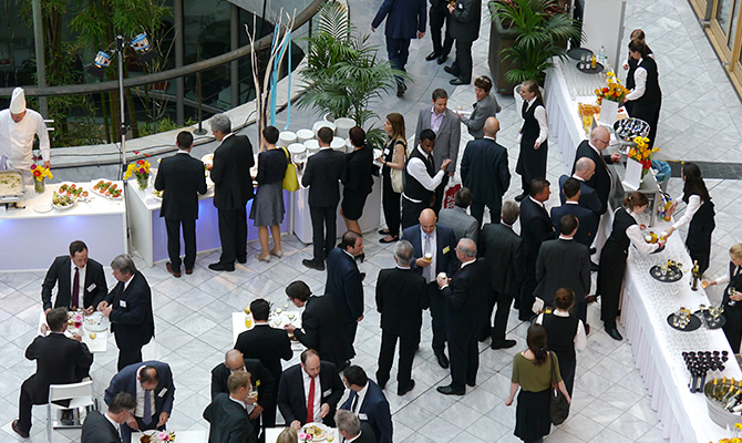 Zeitgeist Catering Buffet für ein Kongress in Berlin